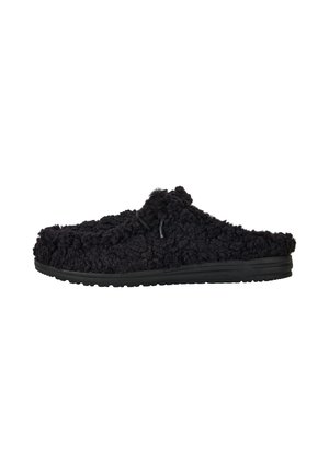 WALLY SLIPPER - SLIP-ON SCHUHE - Pantofole - black black