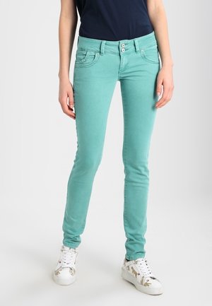 Džíny Slim Fit - turquoise