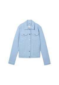 TOM TAILOR Veste En Jean Garçon - Coupe Droite Classique Avec Poches - Coton Recyclé Durable