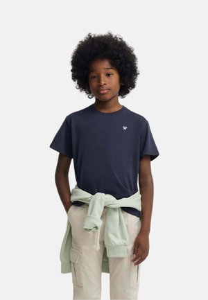 Silbon, CAMISETA DE MANGA CORTA CON DIBUJO EN LA ESPALDA - Camiseta estampada - azul marino