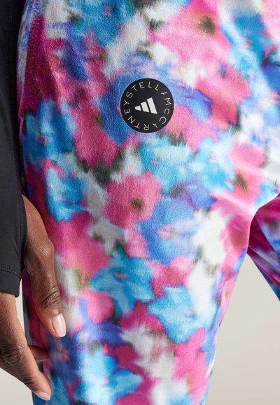 adidas by Stella McCartney Pantalon classique - signal cyan real pink clear onix