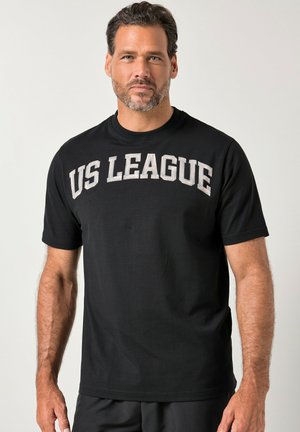 JAY FLEXNAMIC FITNESS HALF SLEEVE - T-Shirt print - black