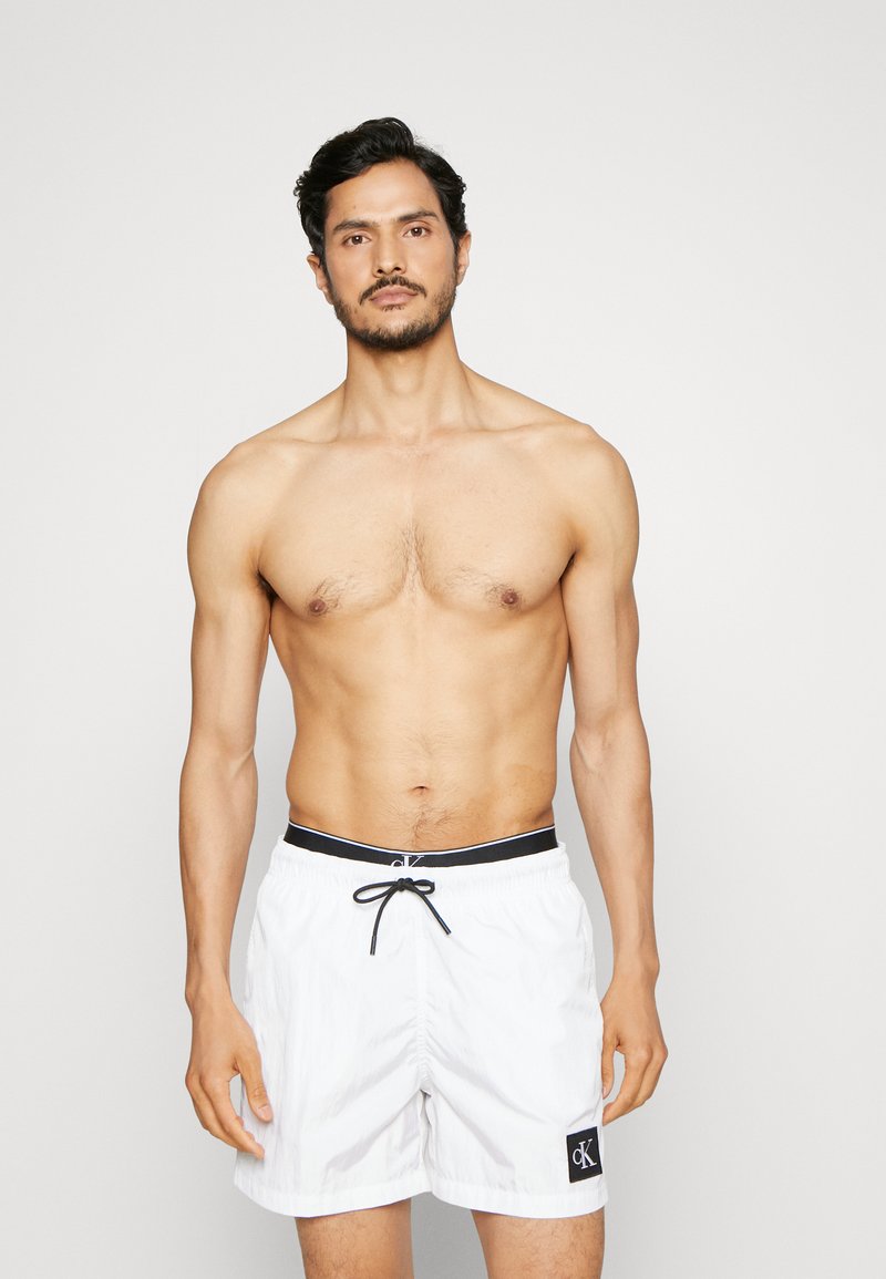Calvin Klein Swimwear MEDIUM DOUBLE Șorturi de baie classic white