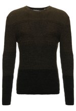 ONLY & SONS Onskalle Reg 12 Struc Crew Knit Noos Maglione Lavorato a Maglia, Nero, XS Uomo