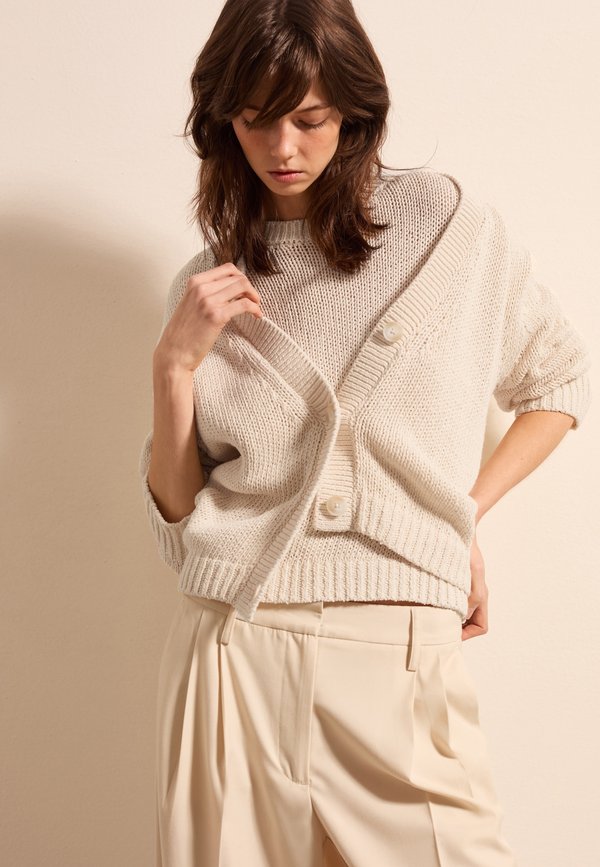 Strickjacke - natural