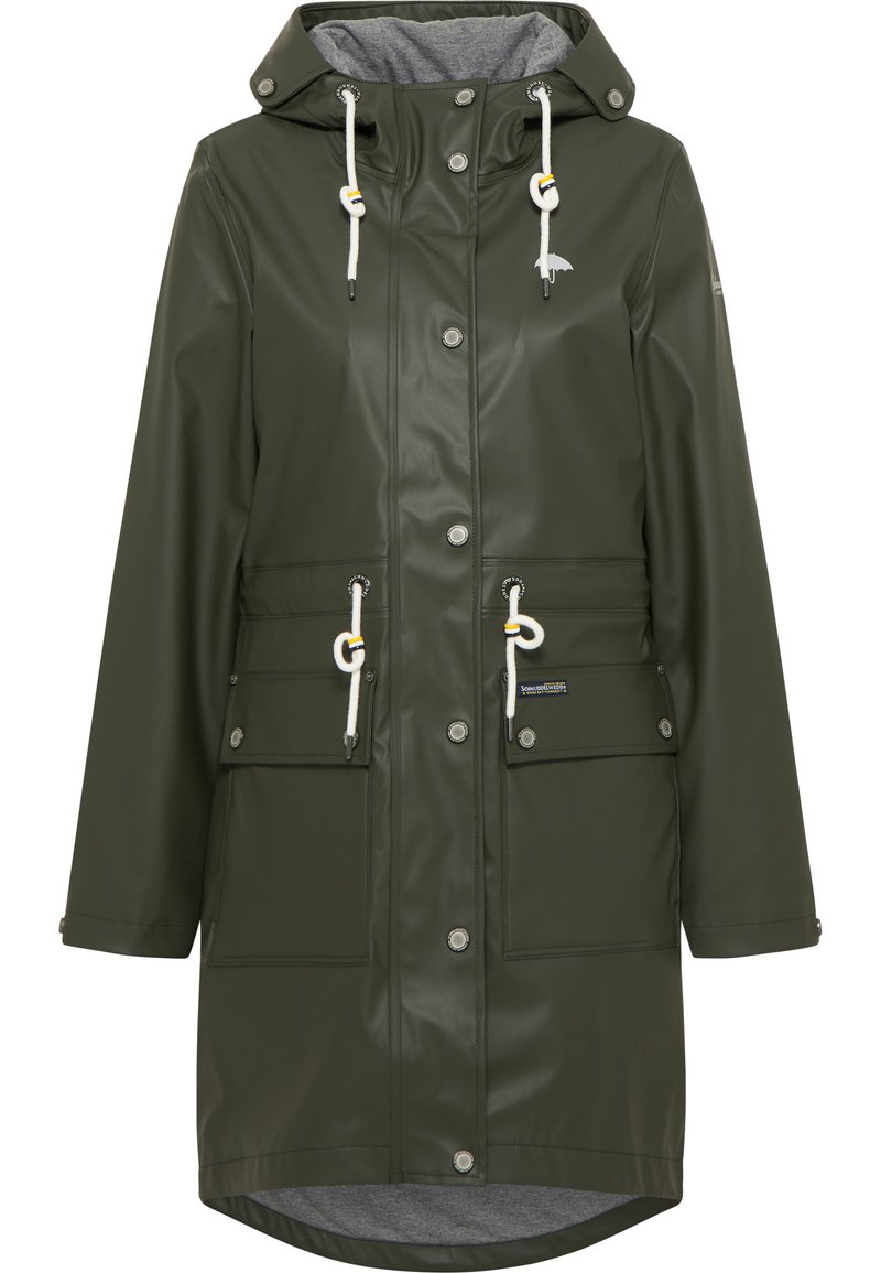 Schmuddelwedda Regenjas donkergroen