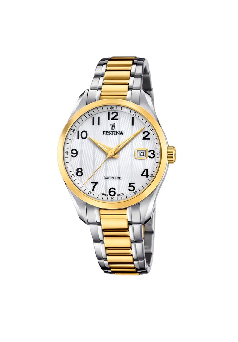 Montre Bracelet Festina Femme - Mouvement Suisse - Dorée - Étanche 50M - Neuf Sans Boîte