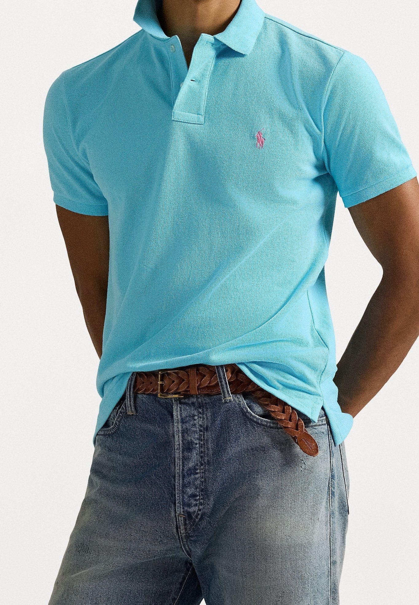 Polo Ralph Lauren Poloshirt - mottled turquoise/turquoise