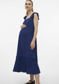 MAMALICIOUS UMSTANDS - Vestito casual - medieval blue