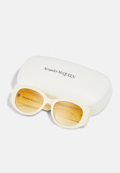 Alexander McQueen Sluneční brýle - white/yellow