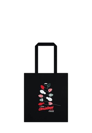 COCA COLA CHRISTMAS BOTTLE - Tote bag - black