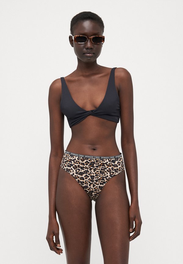 HIGH WAIST - Bikini bottoms - braun4