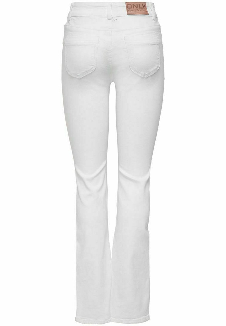 ONLY Jeans a zampa - white/bianco - Zalando.it