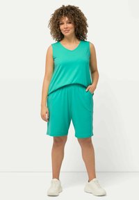 Ulla Popken BERMUDA  - Šortky - turquoise green