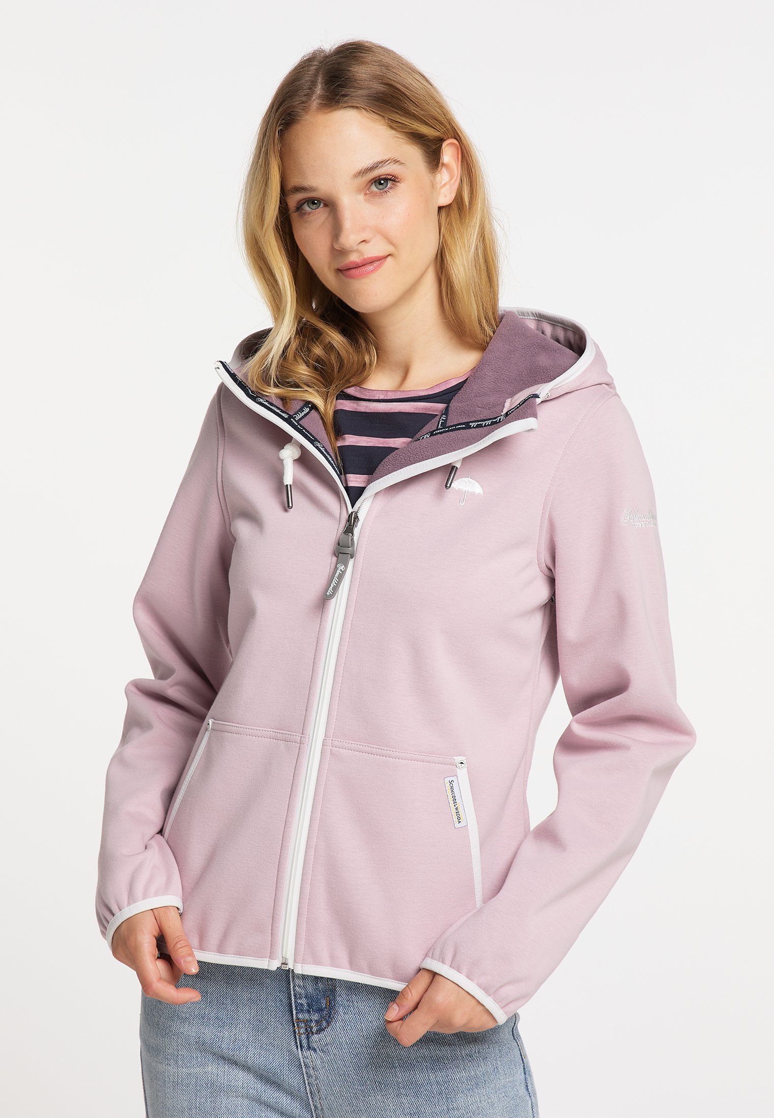 Schmuddelwedda SCHMUDDELWEDDA MAIRE - Giacca outdoor - rosa melange/rosa -  Zalando.it