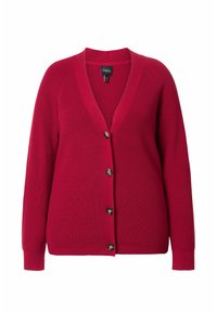 Ulla Popken Cardigan Lungo A Righe Con Scollo A V E Scritta – Maglia Fine In Cotone, Taglie Forti