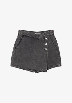 Cache Cache Jupe trapèze - denim noir