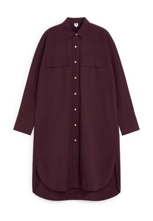 ARKET, Blousejurk - dark purple