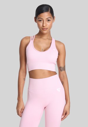 ELIS CROSS SEAMLESS  - Športni modrček s srednjo podporo - pink