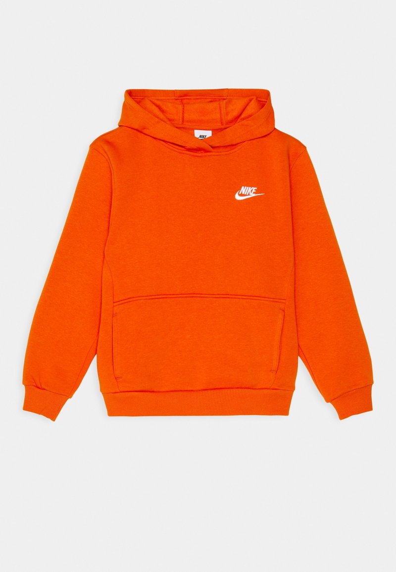 Nike Sportswear CLUB UNISEX - Mikina s kapucí - campfire orange/white