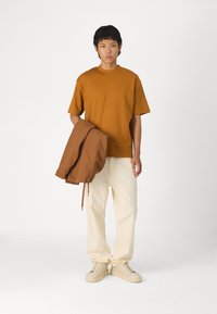 Selected Homme SLHLOOSEOSCAR O-NECK  - Basic póló - cathay spice