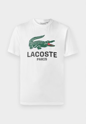 Lacoste Nyomott mintás póló - white