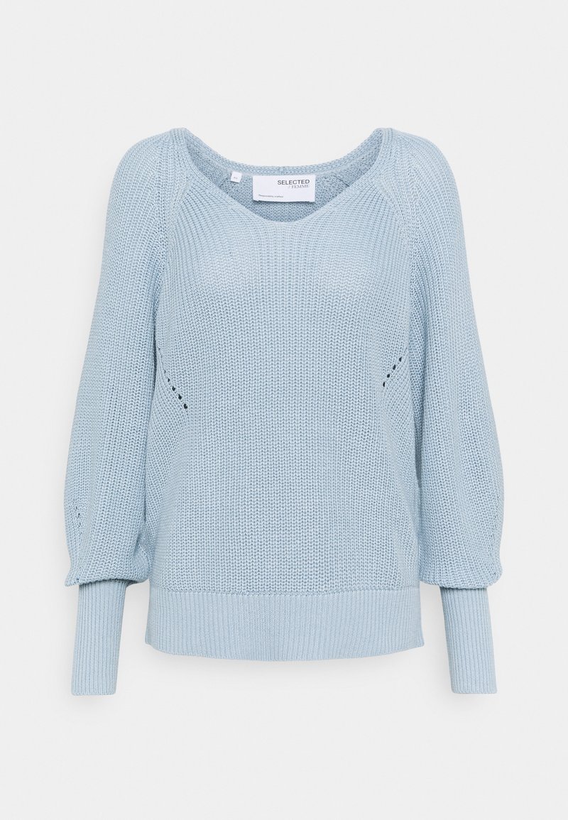 Selected Femme SLFEMMY - Camisola - cashmere blue