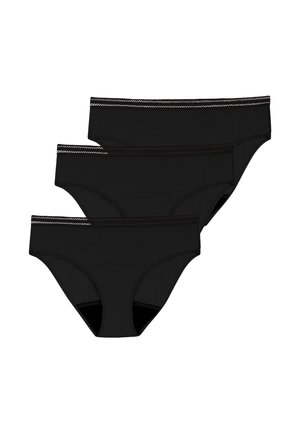 LOT DE 3 CULOTTES MENSTRUELLES - Culottes menstruelles - noir-noir-noir