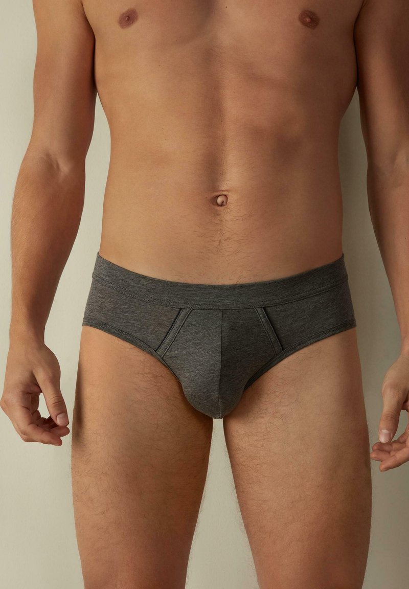 Herren Unterhosen | Intimissimi Slip dunkelgrau- graphite grey blend/blue/dunkelgrau-meliert - TG82108 Herren Unterhosen | Intimissimi Slip dunkelgrau- graphite grey blend/blue/dunkelgrau-meliert - TG82108