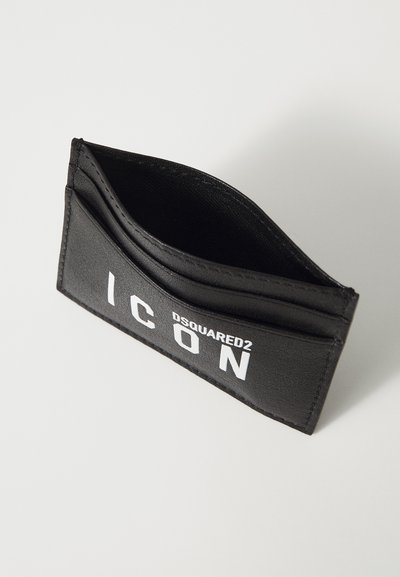 DSQUARED2 ICON CREDIT CARD HOLDER - Portafoglio - nero/bianco