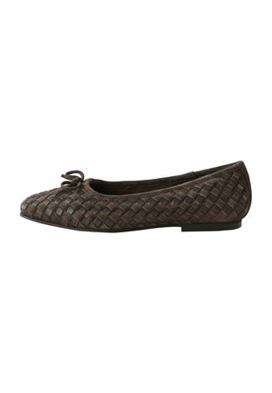 REGULAR FIT - FOREVER COMFORT WEAVE FLATS   - Ballerinasko - chocolate brown