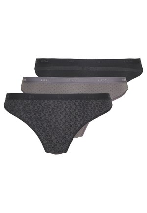 POCKET THONG 3 PACK - String - black