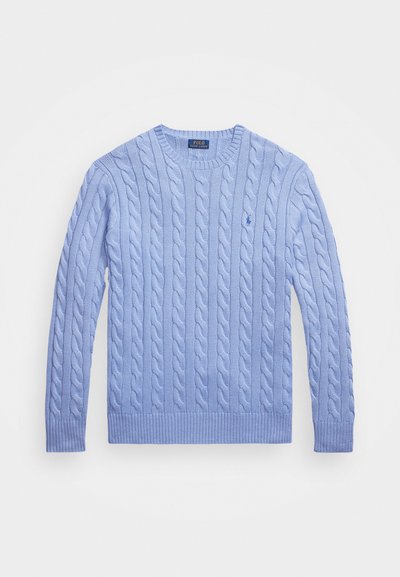Polo Ralph Lauren Big & Tall CABLE KNIT COTTON JUMPER - Pulóver - new litchfield blue