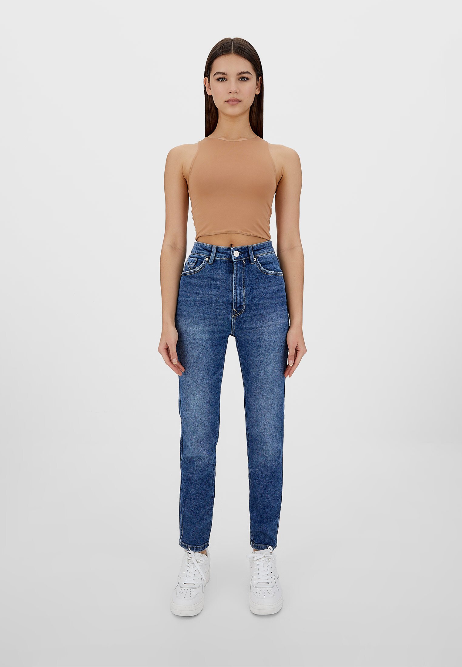 Stradivarius Relaxed fit jeans - dark 