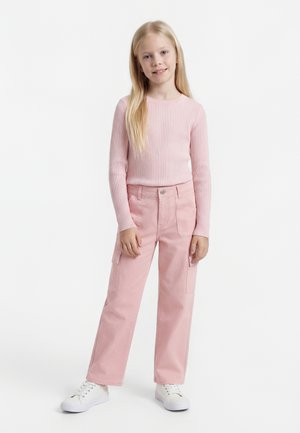 Levi's® CROPPED WIDE PANT - Blugi drepți - quartz pink