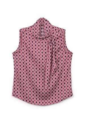Calliope SMANICATO FANTASIA - Camicetta - rosso scuro