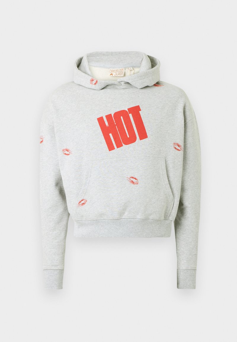Carne Bollente Hoodie lichtgrijs