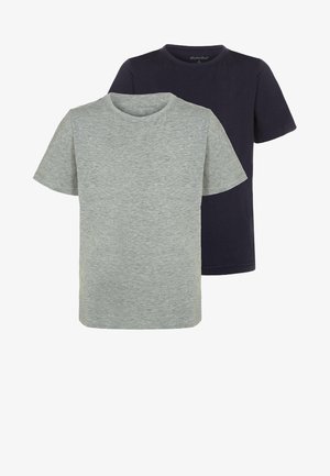 MIBASIC 2 PACK - Majica kratkih rukava s printom - dark navy