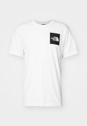 The North Face M S/S FINE  - T-shirt med print - white