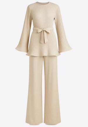 Elara SET - Pantalones - beige