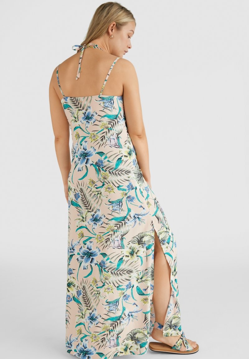 Damen Freizeitkleider | O'Neill Maxikleid tropical nights/beige - QP69774 Damen Freizeitkleider | O'Neill Maxikleid tropical nights/beige - QP69774