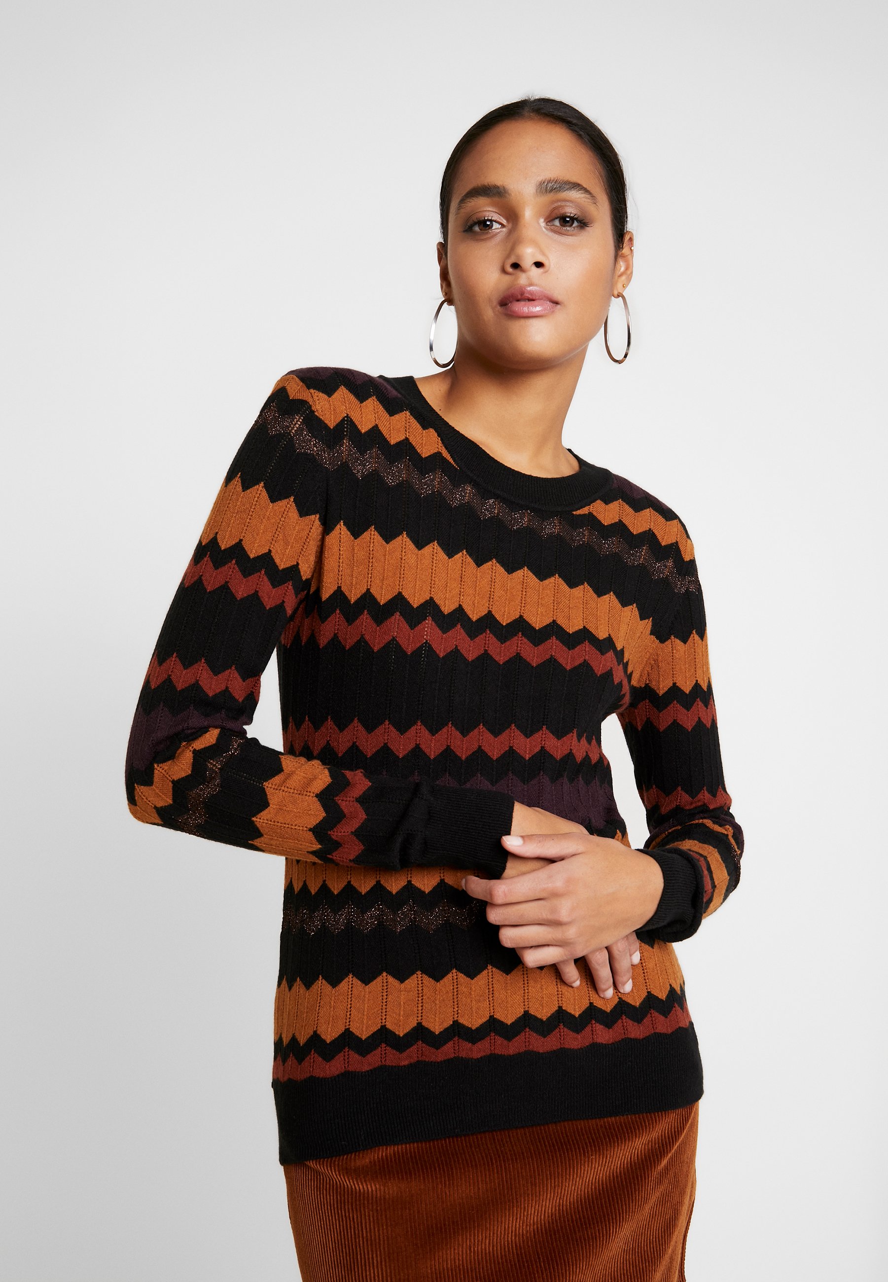 b.young BYNANKA JUMPER Strikkegenser black combi b.young BYNANKA JUMPER Strikkegenser black combi