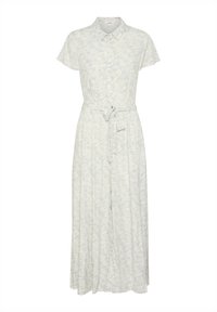 ARJANA - Shirt dress - silver blue stroke print