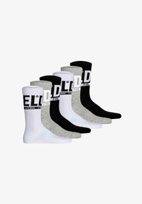 Valgt, schwarz grau weiß