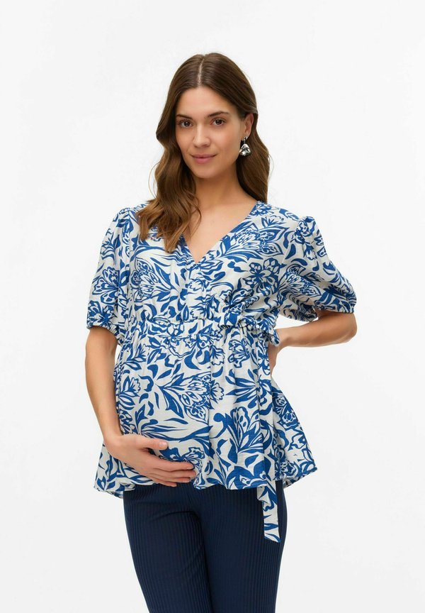 NORMAL GESCHNITTEN V-AUSSCHNITT - Bluse - birch