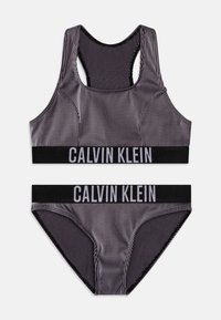 Calvin Klein Swimwear BRALETTE  - Bikiinid - black