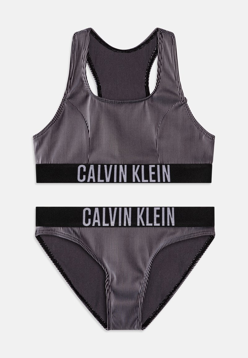 Calvin Klein Swimwear BRALETTE  - Bikiinid - black
