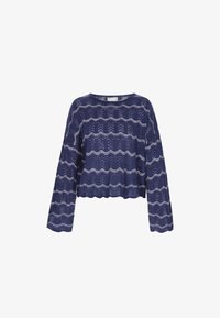 Kijelölve, navy offwhite