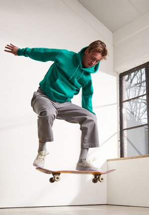 SKATE HOODED UNISEX - Felpa con cappuccio - green light