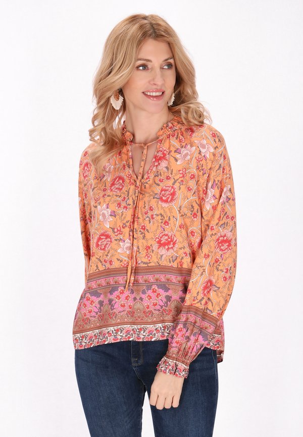 Bluse - orange multicolor